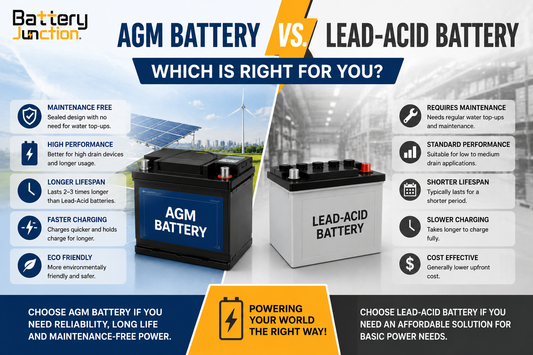 AGM Battery vs. Lead-Acid -Which is Right for You?