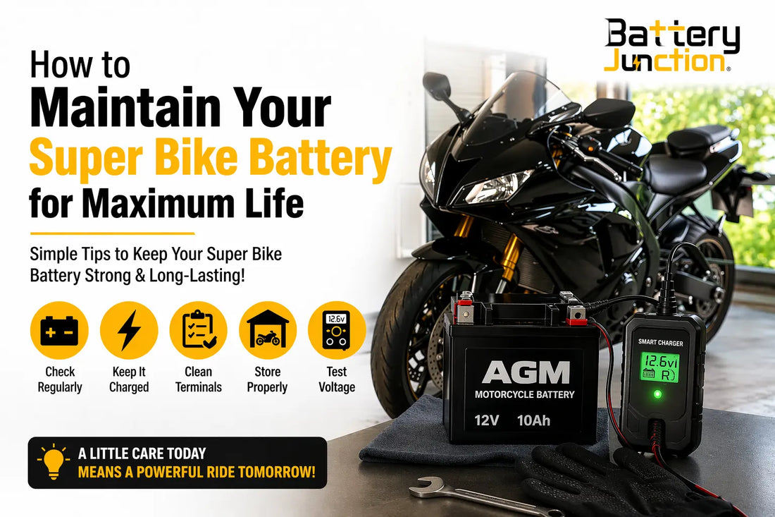 How to Maintain Your Super Bike Battery for Maximum Life