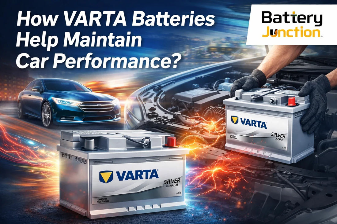 How do VARTA batteries help maintain car performance?